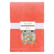 Trend Lab Olive Owl Plush Baby Blanket