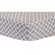 Trend Lab Diamond Gray Fitted Crib Sheet