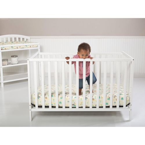  [아마존베스트]Trend Lab Waterproof CribWrap Rail Cover - for Narrow Side Crib Rails Made to Fit Rails up to 8 Around. Pack of 2!