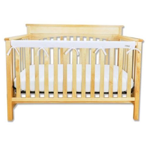  [아마존베스트]Trend Lab Waterproof CribWrap Rail Cover - for Narrow Long Crib Rails Made to Fit Rails up to 8 Around