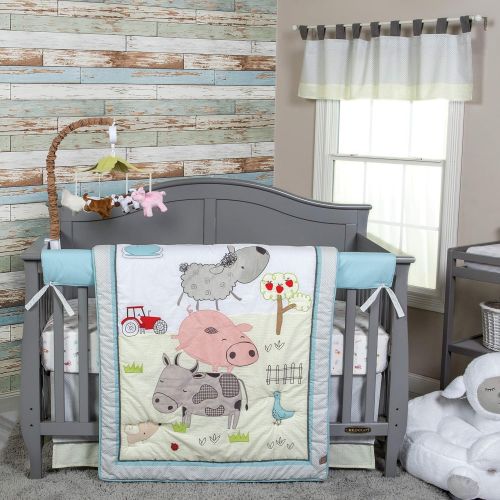  Trend Lab Barnyard Musical Crib Mobile, Baby Mobile, Nursery