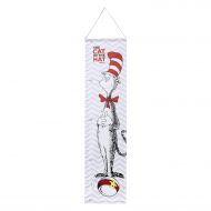 Trend Lab Dr. Seuss Cat in The Hat Canvas Growth Chart, Red/Gray/White