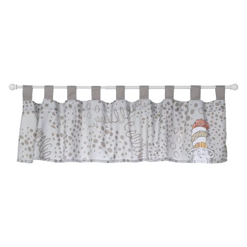  [아마존베스트]Trend Lab Dr. Seuss Peek-a-Boo Cat in The Hat Window Valance, Multi