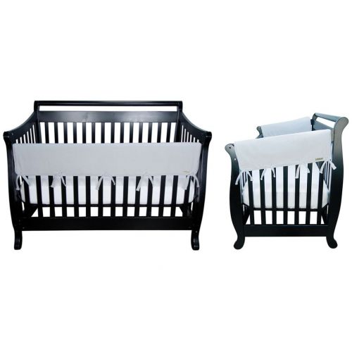  CribWrap Crib Wrap 3PC Rail Cover Bundle By Trend Lab - 1- 51 Front Rail Cover & 2- 27 Side Rail Covers...