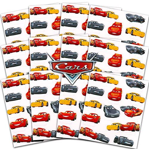  Trends Disney Cars Stickers Party Favors Bundle Pack ~ 24 Cars Sticker Sheets ~ Over 280 Stickers (Disney Cars Party Supplies)