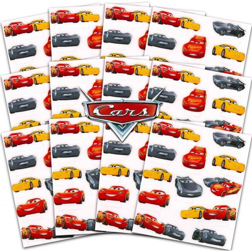  Trends Disney Cars Stickers Party Favors Bundle Pack ~ 24 Cars Sticker Sheets ~ Over 280 Stickers (Disney Cars Party Supplies)