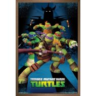 Trends International Nickelodeon Teenage Mutant Ninja Turtles - Assemble Wall Poster, 14.725 x 22.375, Bronze Framed Version
