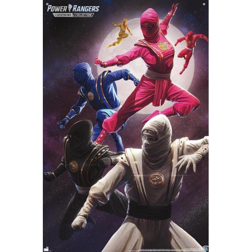  Trends International Power Rangers - Ninja Wall Poster with Pushpins