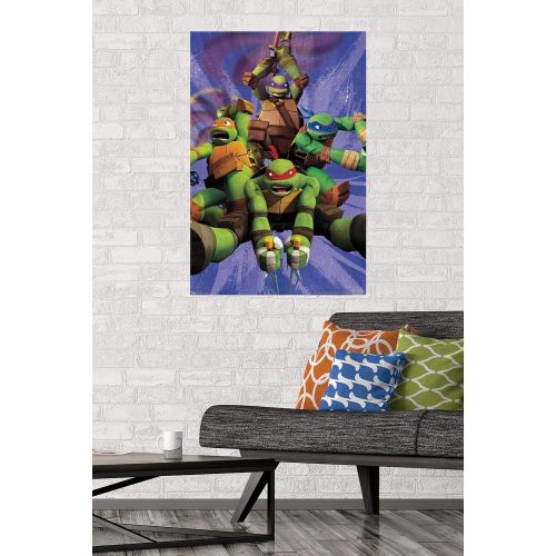  Trends International Teenage Mutant Ninja Turtles Team Wall Poster 22.375 x 34