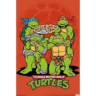 Trends International Wall Poster Teenage Mutant Ninja Turtles-Pizza, 22.375 x 34