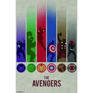 Trends International Avengers-Minimalist Logo Wall Poster, 24.25 X 35.75, Multi