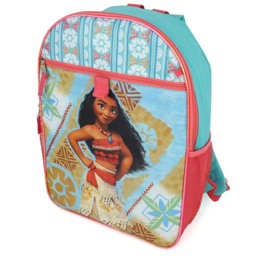  Trendy Apparel Shop Girls Moana 5 Pack 16 Backpack Lunch Bag School Set - MINT