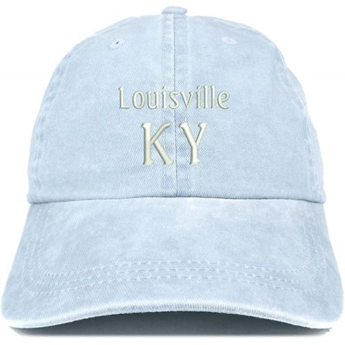  Trendy Apparel Shop Louisville KY Embroidered Pigment Dyed Washed Baseball Cap