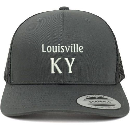  Trendy Apparel Shop Louisville KY Embroidered Retro Fit Trucker Mesh Cap