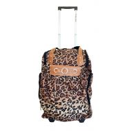 Trendy Flyer 19 Duffel/tote Bag Gym Luggage Case Wheel Purse (Leopard)