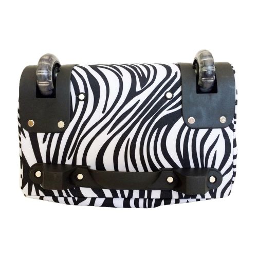  Trendy Flyer 19 Duffel/tote Bag Gym Luggage Case Wheel Purse (Leopard)