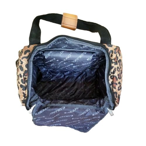  Trendy Flyer 19 Duffel/tote Bag Gym Luggage Case Wheel Purse (Leopard)