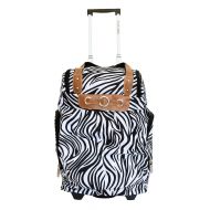 Trendy Flyer 19 Duffel/tote Bag Gym Luggage Case Wheel Purse (Zebra)