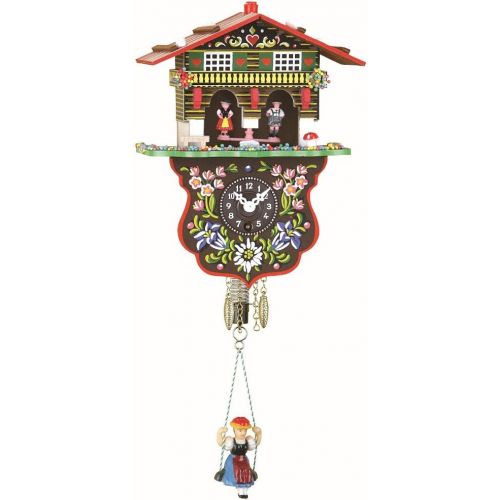  Trenkle Black Forest Clock Swiss House Weather House TU 808 S