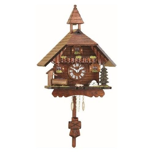  Trenkle Kuckulino Black Forest Clock Black Forest House with quartz movement and cuckoo chime TU 2034 PQ