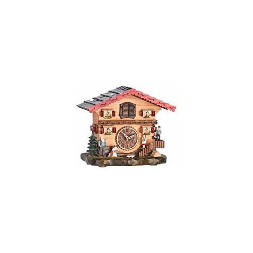  Trenkle Quartz Cuckoo Clock Swiss house with music TU 487 QM