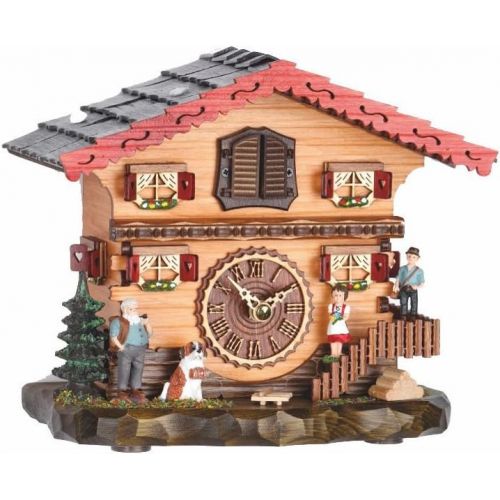  Trenkle Quartz Cuckoo Clock Swiss house with music TU 487 QM