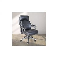 Trent Home Elements Executive Leather Office Chair in Black