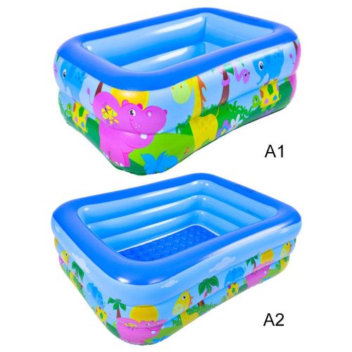  Treslin Inflatable Baby Swimming Pool ， Portable Outdoor Children Basin Bathtub Kids Pool ，Baby Swimming Pool Water@As Shown