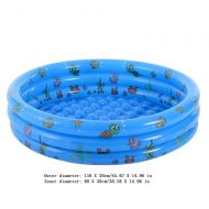 Treslin Baby Inflatable Swimming Pool ，Safe PVC Swimming Pool， Years Old Baby Bathtub Ocean Ball Sand Pool@130cm