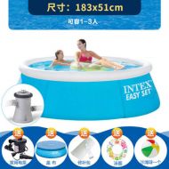 Treslin Children s Inflatable Pool， Thickening Baby Infants Adult Household Bathing Bucket Kids Ball Padding Pool ，@D