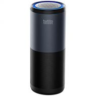 Trettitre Air Purifier for Home Allergies and Pets Hair Smokers in Bedroom, H13 True HEPA Filter, 24db Filtration System Cleaner Odor Eliminators, Remove Dust Smoke Mold Pollen Odors (1, bla