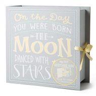 [아마존베스트]TCD Baby Milestone Keepsake Storage Box: Track Treasured Memories - Moon & Stars