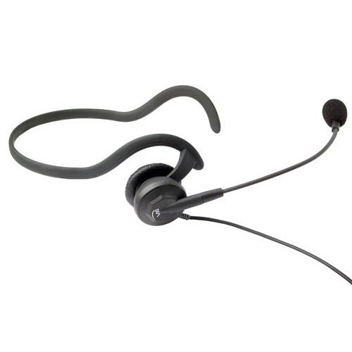  Polycom Compatible Tria VoIP Headset Bundle | Telephone Interface Included | Earwrap, Headband and Neckband | For SoundPoint Polycom Phones with 2.5mm Headset Jack: SE220, SE225,