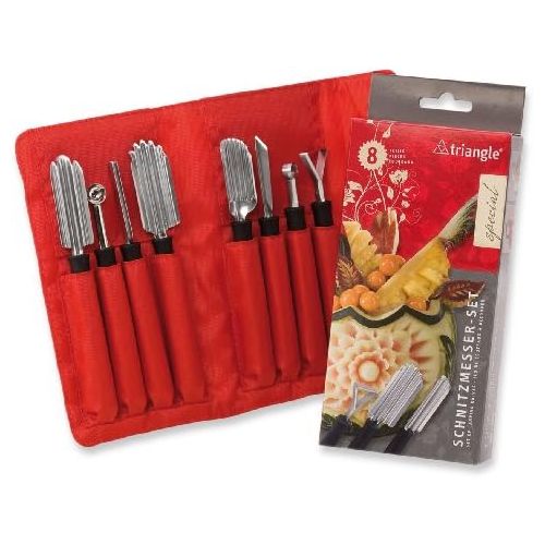  triangle 90 831 08 02 Schnitzmesser Set Special, 8-teilig