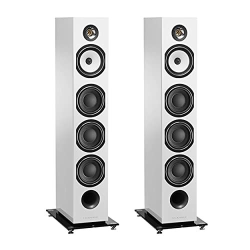  Triangle Esprit Australe Ez Hi-Fi Floor Standing Speakers (White High Gloss, Pair) Bundle (2 Items)