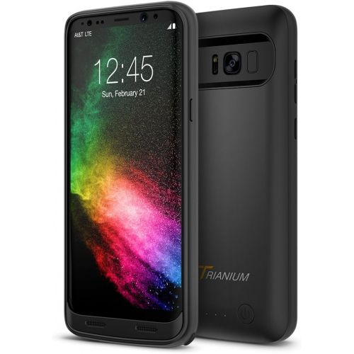  [아마존 핫딜]  [아마존핫딜]Galaxy S8 Battery Case, Trianium Atomic Pro s8 Charging Battery Pack for Samsung Galaxy S8 5.8-inch Phone - 4500mAh Extended Battery Fast Charger [Quick Charge Pass-Thru] Protectiv
