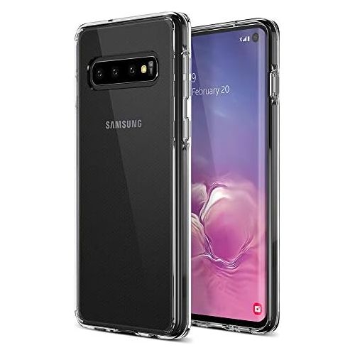  [아마존베스트]Trianium Clarium Case Designed for Galaxy S10 Case (2019) - Clear TPU Cushion/Hybrid Rigid Back Plate/Reinforced Corner Protection Cover for Samsung Galaxy S 10 Phone (PowerShare C