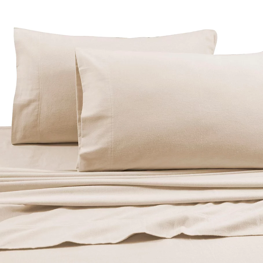  Tribeca Living 170 GSM Solid Flannel Pillowcases (Set of 2)