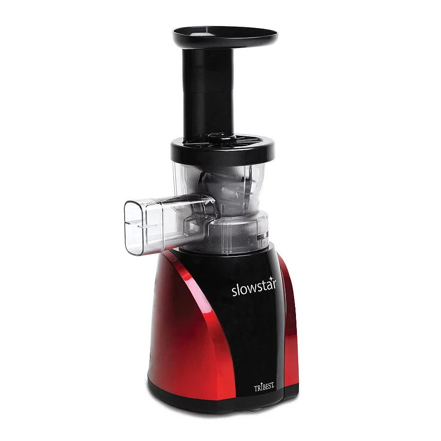  Tribest Slowstar Vertical Cold Press Juicer with Mincing in BlackRed