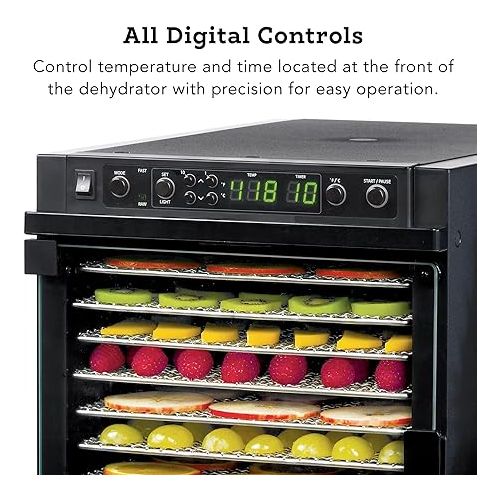  Tribest Sedona Express SDE-S6780-B Digital Food Dehydrator,Black