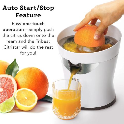  [아마존베스트]Tribest CS-1000 CitriStar, Electric Citrus Juicer with Stainless Steel Spout and Strainer
