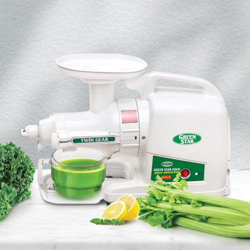  [아마존베스트]Tribest GP-E1503 Greenstar Gold Greenpower Juicer, White