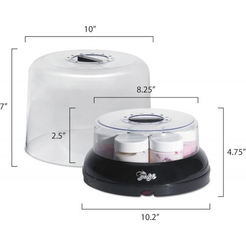  [아마존베스트]Tribest A-YL-210RA Yolife Yogurt Maker, Large, Black