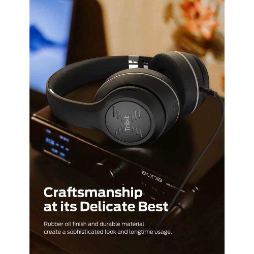  [아마존 핫딜] Tribit XFree Tune Bluetooth Headphones Over Ear - Wireless Headphones 40 Hrs Playtime, Hi-Fi Stereo Sound with Rich Bass, Built-in Mic, Soft Earmuffs - Foldable Headset with Carry