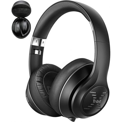  [아마존 핫딜] Tribit XFree Tune Bluetooth Headphones Over Ear - Wireless Headphones 40 Hrs Playtime, Hi-Fi Stereo Sound with Rich Bass, Built-in Mic, Soft Earmuffs - Foldable Headset with Carry