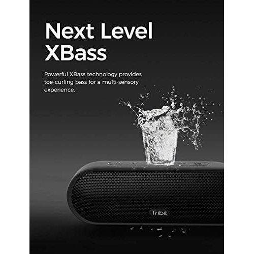  [아마존베스트]Tribit Xsound Go 20 M Wireless Bluetooth Speaker IPX7 Waterproof 12 W with Bass+ Portable Speaker 24 Hours Playtime