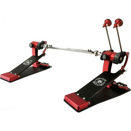  Trick Drums},description:The Trick Pro1-V Black Widow ShortBoard Direct Drive Double Bass Drum Pedal is a feat of bass pedal engineering. It features innovative design elements and