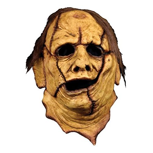  할로윈 용품Trick Or Treat Studios Adult Texas Chainsaw Massacre Leatherface 3/4 Mask Standard