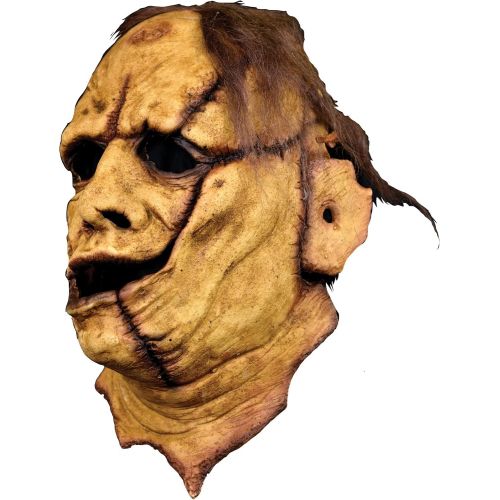  할로윈 용품Trick Or Treat Studios Adult Texas Chainsaw Massacre Leatherface 3/4 Mask Standard