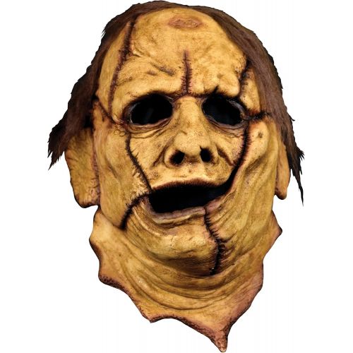  할로윈 용품Trick Or Treat Studios Adult Texas Chainsaw Massacre Leatherface 3/4 Mask Standard